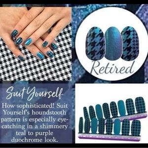 NWT Color Street Suit Yourself nail wraps